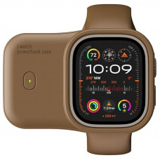 Портативний ЗП Charging Soft Case for Apple Watch 49mm 1200 mAh - Brown