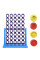 Настольная интерактивная игра Ummi 22048 Line Up Spin 4 Blue - фото