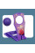 Настольная интерактивная игра Ummi 22046 Bouncing Ball Orange / Black - фото
