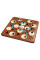 Настольная интерактивная игра Ummi ME-194 Magnetic Chess Game 5 in a Row Brown - фото