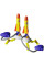 Настольная интерактивная игра Ummi ME-209 Rocket Cannon Colorful - фото