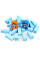 Настольная интерактивная игра Ummi 707-B18 Penguin Ice-stacking Game Blue - фото