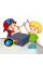 Настольная интерактивная игра Ummi 707-88 Nail Hammering Game Blue - фото
