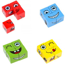 Настільна інтерактивна гра Ummi Face Change Rubik's Cube White