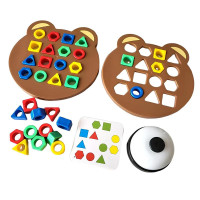 Настольная интерактивная игра Ummi Shape Matching Game + answer bell Colorful