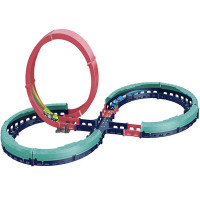 Интерактивный трек с инерционной машинкой SHT 6688-509 (24pcs/2CAR) Blue