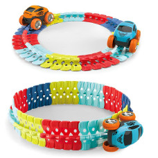 Интерактивный трек с инерционной машинкой SHT 088 Changeable Trak (46pcs/1CAR) Colorful