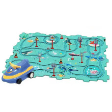 Развивающая игрушка-пазл SHT 1103C Ocean World (25pcs) Turquoise