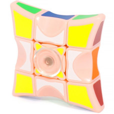 Детская интерактивная головоломка Rubik's Cube Fingertips Spinner Coral