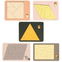Детская интерактивная головоломка Ummi Wooden Puzzle Random Application
