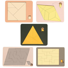 Детская интерактивная головоломка Ummi Wooden Puzzle Random Application