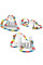 Интерактивный трек с инерционной машинкой SHT 288 Changeable Trak (138pcs/1CAR) Colorful - фото