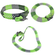 Интерактивный трек с инерционной машинкой SHT 5510-7 Dino Trak (92pcs/1CAR) Green