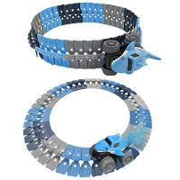 Интерактивный трек с инерционной машинкой SHT 5510-4 Shark Trak (46pcs/1CAR) Blue