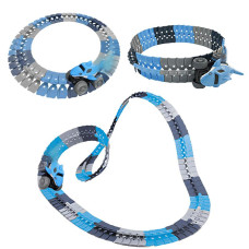 Интерактивный трек с инерционной машинкой SHT 5510-3 Shark Trak (92pcs/1CAR) Blue