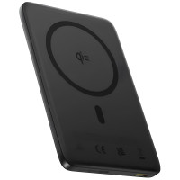 Павербанк Baseus PicoGo AM41 Ultra-Slim 27W з бездротовим заряджанням 10000 mAh E0027200 Чорний