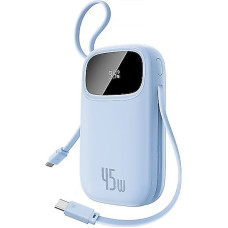 Портативний ЗП Power Bank Baseus EnerFill FC31 PD22.5W with cables 20000 mAh (PPQD3) Galaxy Blue