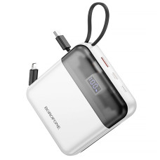 Портативний ЗП Power Bank Borofone BJ64A Distinct 22.5W+PD20W with cable 20000 mAh - White