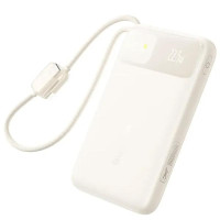 Портативное ЗУ Power Bank Baseus EnerFill FC11 PD22.5W with cable 10000 mAh (1USB-C/1L) (E0027R) - Biege
