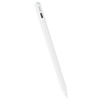 Стилус Hoco GM112 Intelligent anti-lost active capacitive pen with digital display for iP - White