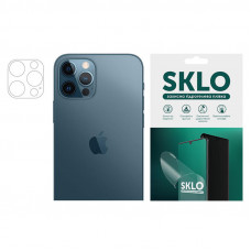 Защитная гидрогелевая пленка SKLO (на камеру) 4шт. для Apple iPhone XS Max (6.5) - Прозрачный