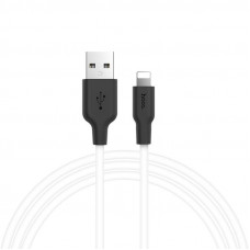 Дата кабель Hoco X21 Plus Silicone Lightning Cable (2m) - black_white