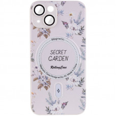 Чехол Secret Garden with MagSafe для Apple iPhone 13 (6.1) - White