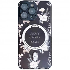 Чехол Secret Garden with MagSafe для Apple iPhone 12 Pro (6.1) - Black