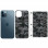 Захисна плівка SKLO Back (на задню панель+грани) Camo для Apple iPhone 13 Pro (6.1) - Сірий / Army Gray