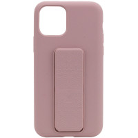 Чохол Silicone Case Hand Holder для Apple iPhone 11 Pro (5.8) - Рожевий / Pink Sand