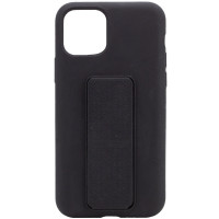 Чохол Silicone Case Hand Holder для Apple iPhone 11 Pro (5.8) - Чорний / Black