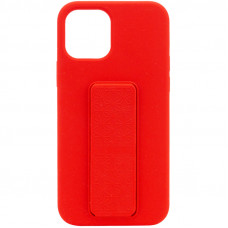 Чехол Silicone Case Hand Holder для Apple iPhone 12 Pro Max (6.7) - Красный / Red