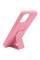 Чехол Silicone Case Hand Holder для Apple iPhone 12 Pro Max (6.7) - Розовый / Pink - фото