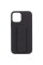 Чехол Silicone Case Hand Holder для Apple iPhone 12 Pro Max (6.7) - Черный / Black - фото