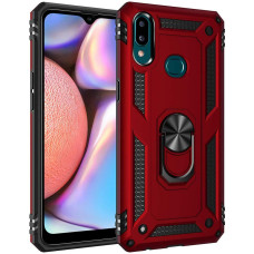 Ударостійкий чохол Serge Ring for Magnet для Samsung Galaxy A10s - Червоний