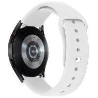 Силиконовый ремешок Sport для Smart Watch 20mm - Белый / White