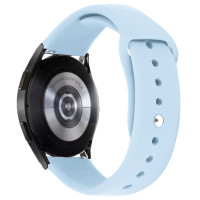Силиконовый ремешок Sport для Smart Watch 20mm - Голубой / Light Blue