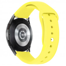 Силіконовий ремінець Sport для Smart Watch 20mm - Жовтий / Bright Yellow