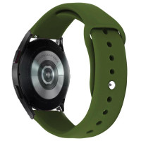Силиконовый ремешок Sport для Smart Watch 20mm Зеленый / Dark Olive