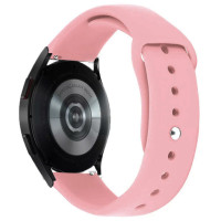 Силиконовый ремешок Sport для Smart Watch 20mm - Розовый / Light pink
