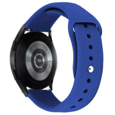 Силіконовий ремінець Sport для Smart Watch 20mm Синій / Shiny blue