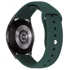 Силіконовий ремінець Sport для Smart Watch 20mm - Зелений / Forest green