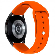 Силіконовий ремінець Sport для Smart Watch 20mm - Помаранчевий / Orange