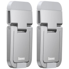 Підставка для ноутбуку Baseus Slim Laptop Kickstand (2шт) (LUZC00001) Silver