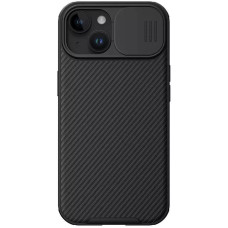 Карбоновая накладка Nillkin CamShield Pro Magnetic для Apple iPhone 15 (6.1) - Black