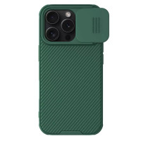 Карбонова накладка Nillkin CamShield Pro Magnetic для Apple iPhone 16 Pro (6.3) - Deep Green