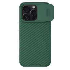 Карбоновая накладка Nillkin CamShield Pro Magnetic для Apple iPhone 16 Pro Max (6.9) - Deep Green