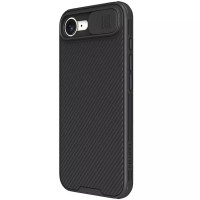 Карбоновая накладка Nillkin CamShield Pro Magnetic для Apple iPhone 16e (6.1) - Black