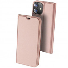 Чохол-книжка Dux Ducis з кишенею для візиток для Apple iPhone 11 (6.1) - Rose Gold