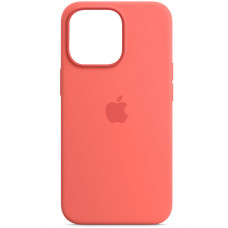 Чехол Silicone case (AAA) full with Magsafe для Apple iPhone 13 Pro (6.1) - Розовый / Pink Pomelo